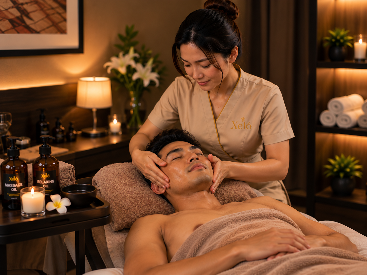 Full Body Massage + Face Massage