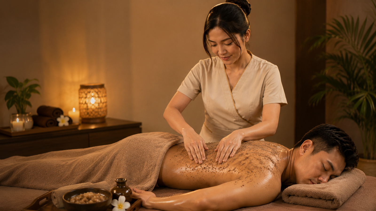 Full Body Massage + Scrub